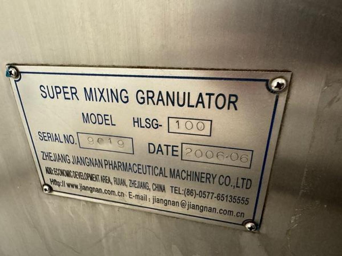 Used High Sheer Mixer Super Mixing Granulator