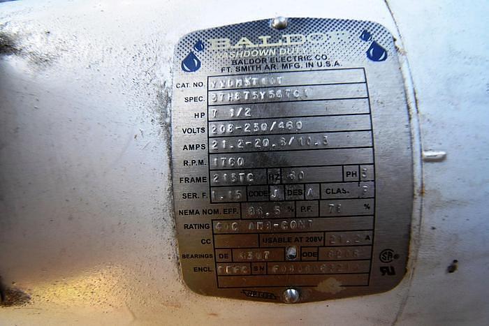 Used Tank, 750 Gallon, Stainless Steel, Jacket, Agitated