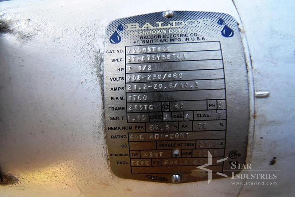 Used Tank, 750 Gallon, Stainless Steel, Jacket, Agitated