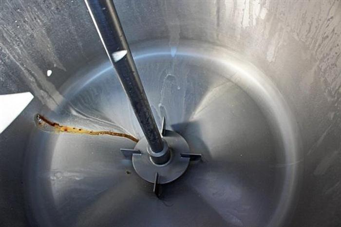 Used 60 gallon S.S. Jacketed Mix Tank