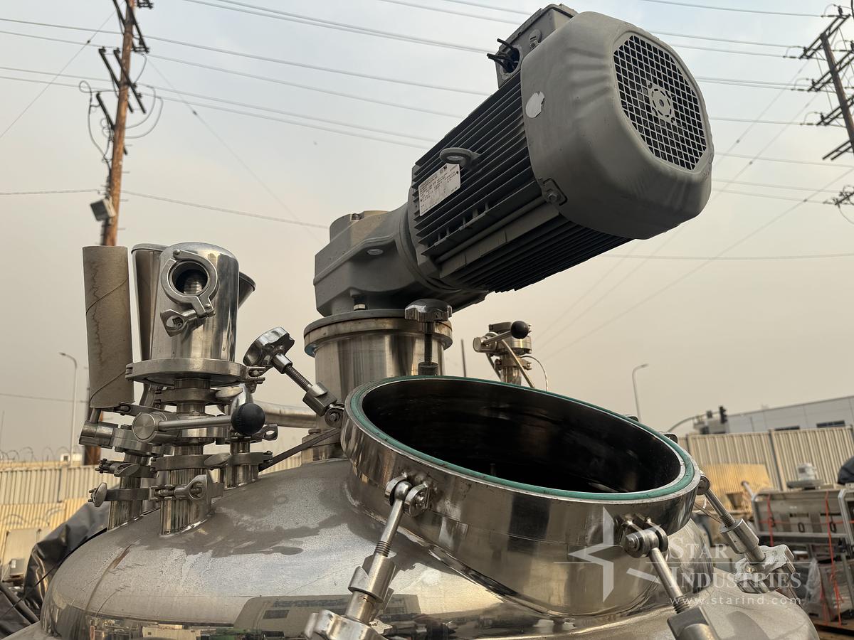 Used 500 liter Chasing S.S. Vacuum Emulsifier/Reactor