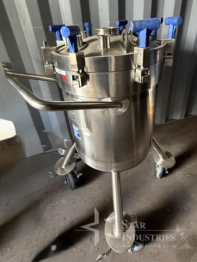 Used 80 liter 316L Feldmeier Tank