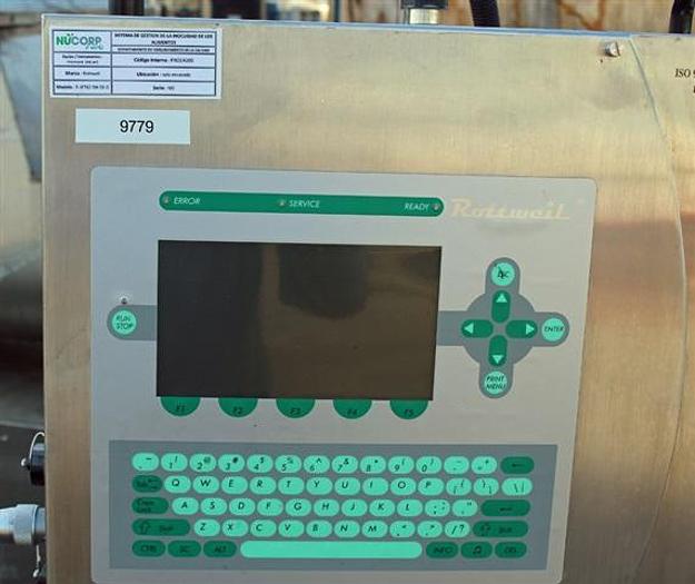 Used Rottweil Label Coder/Printer Model E-Jet 62.5-55-D
