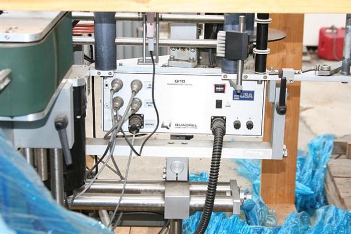 Used Modular Packaging Quadrel Q-10 Wrap-around Labeler