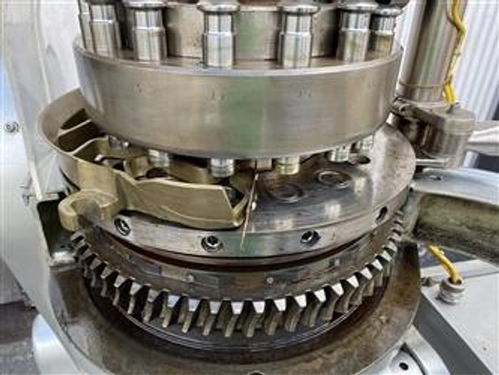 Used Manesty Model D3B 16 station D-tooled Rotary Tablet Press