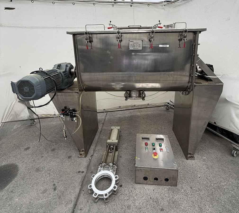 Used Stainless Steel Ribbon Blender RB-37