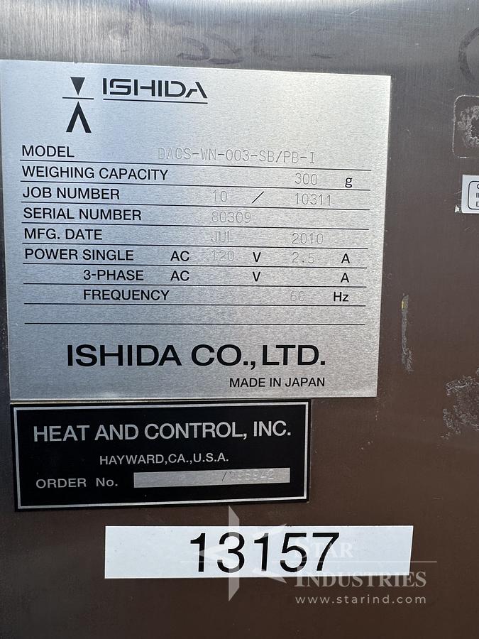 Used Ashida Check Weigher