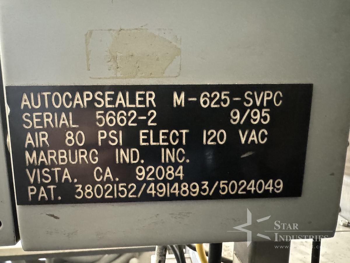 Used Marburg Neck Bander Moddel M-625-SVPC Autocapsealer