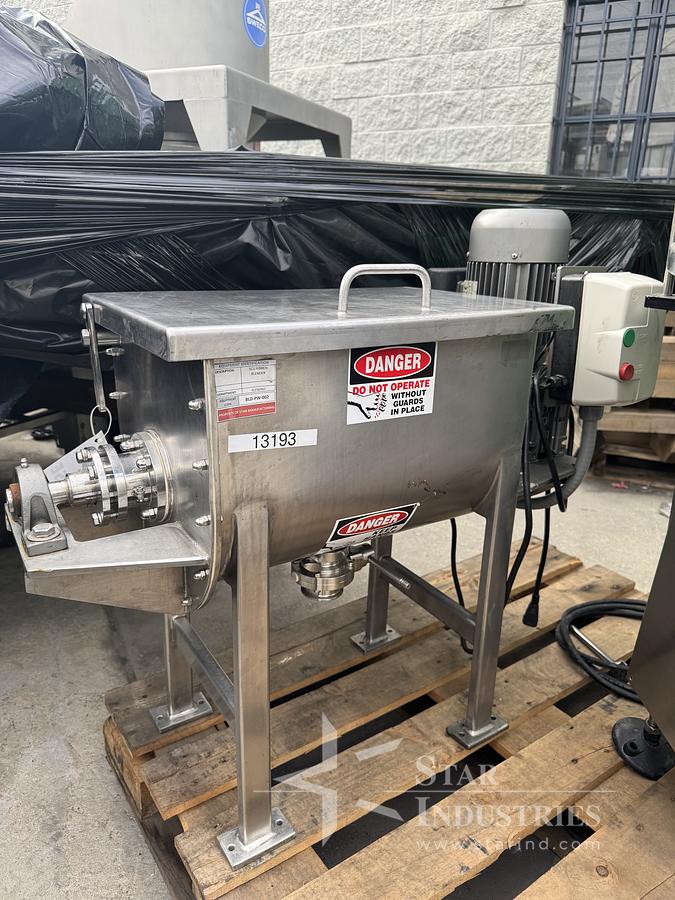 Used Stainless Steel 5 cu ft Ribbon Blender