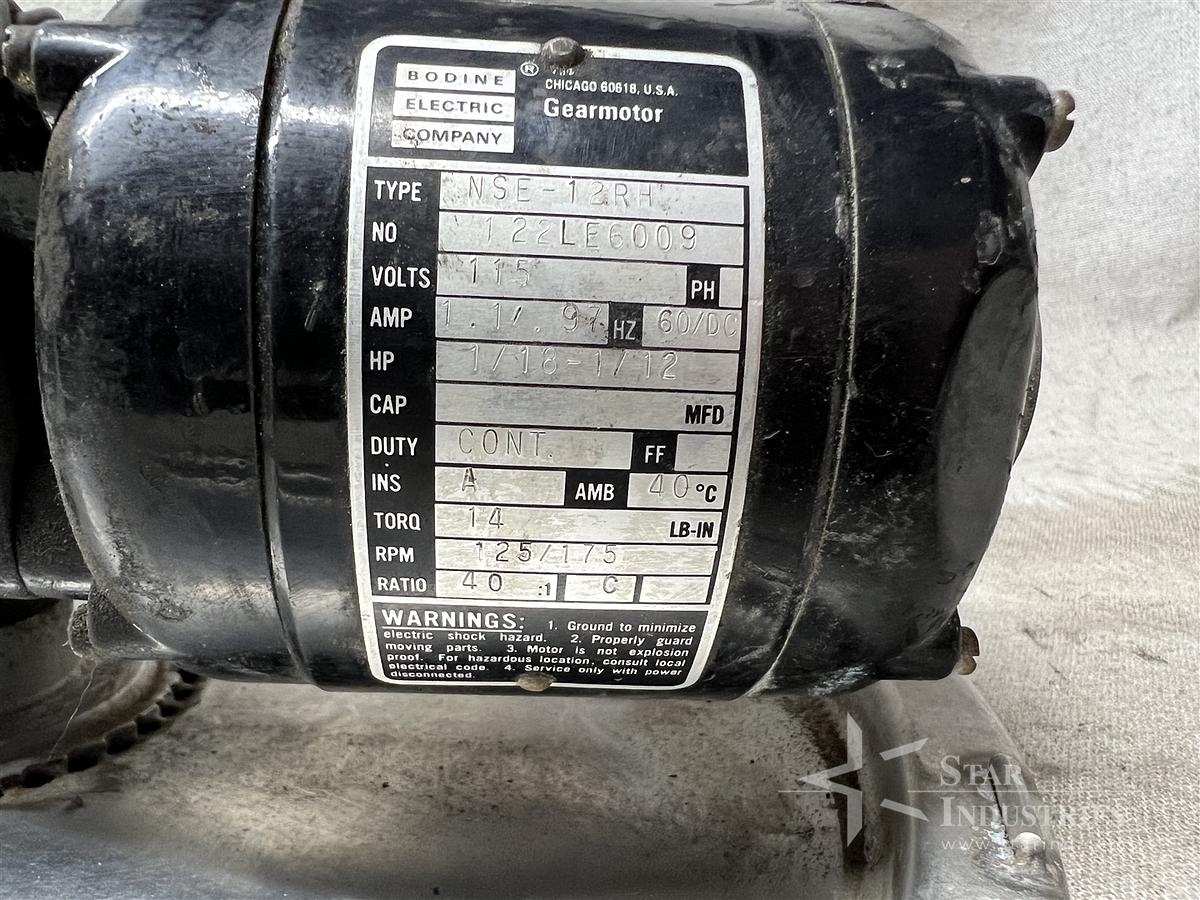 Used Lid with Bodine Electric Company Motor