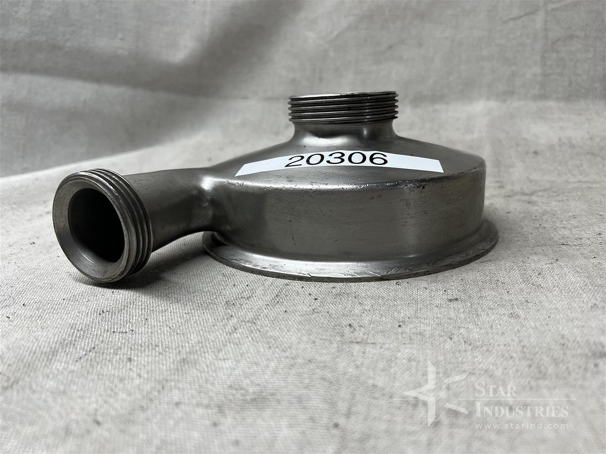 Used Stainless Steel 90-Degree Liquid Transfer