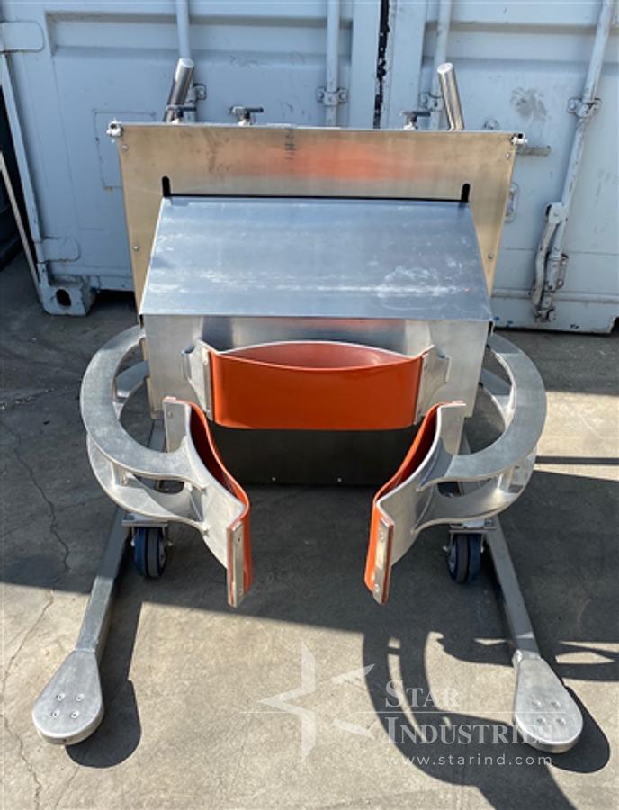 Used E/H/S Solutions Stainless Steel Drum Cart, Model DL500, 150 kg max.
