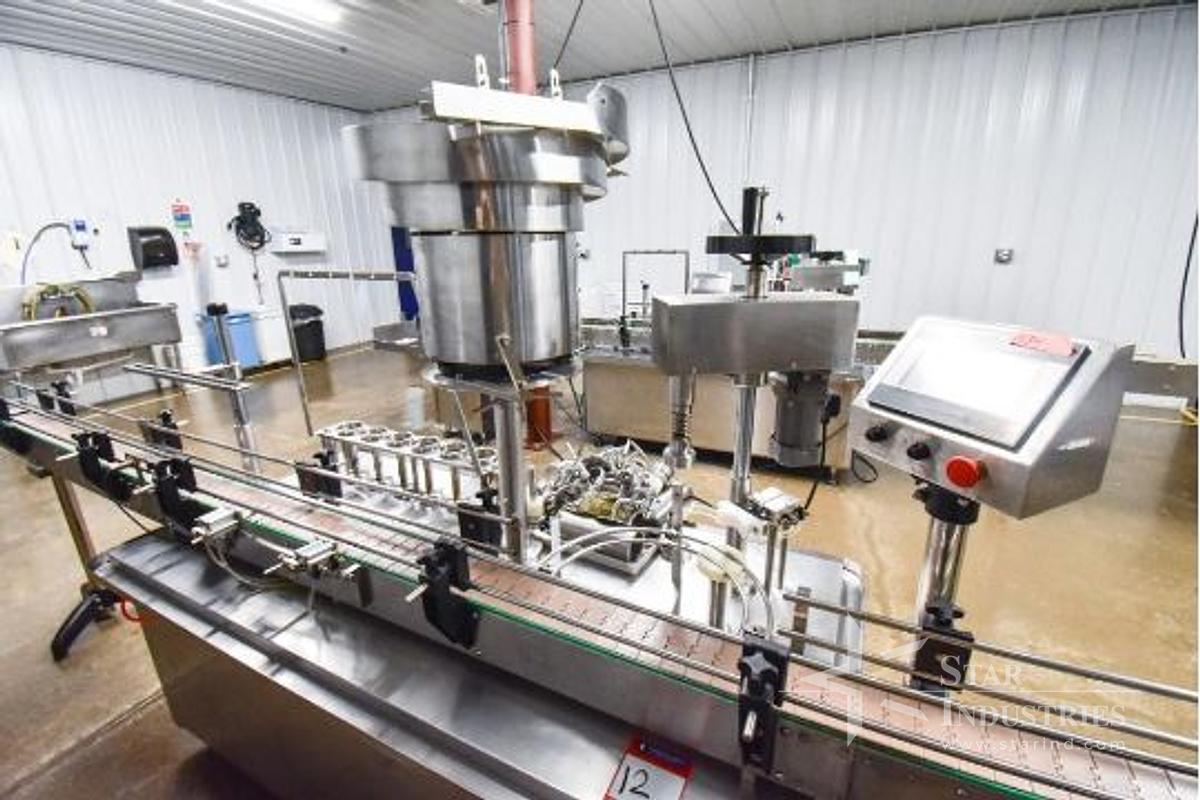 Used KGF 6 Head Liquid Filler and Seal