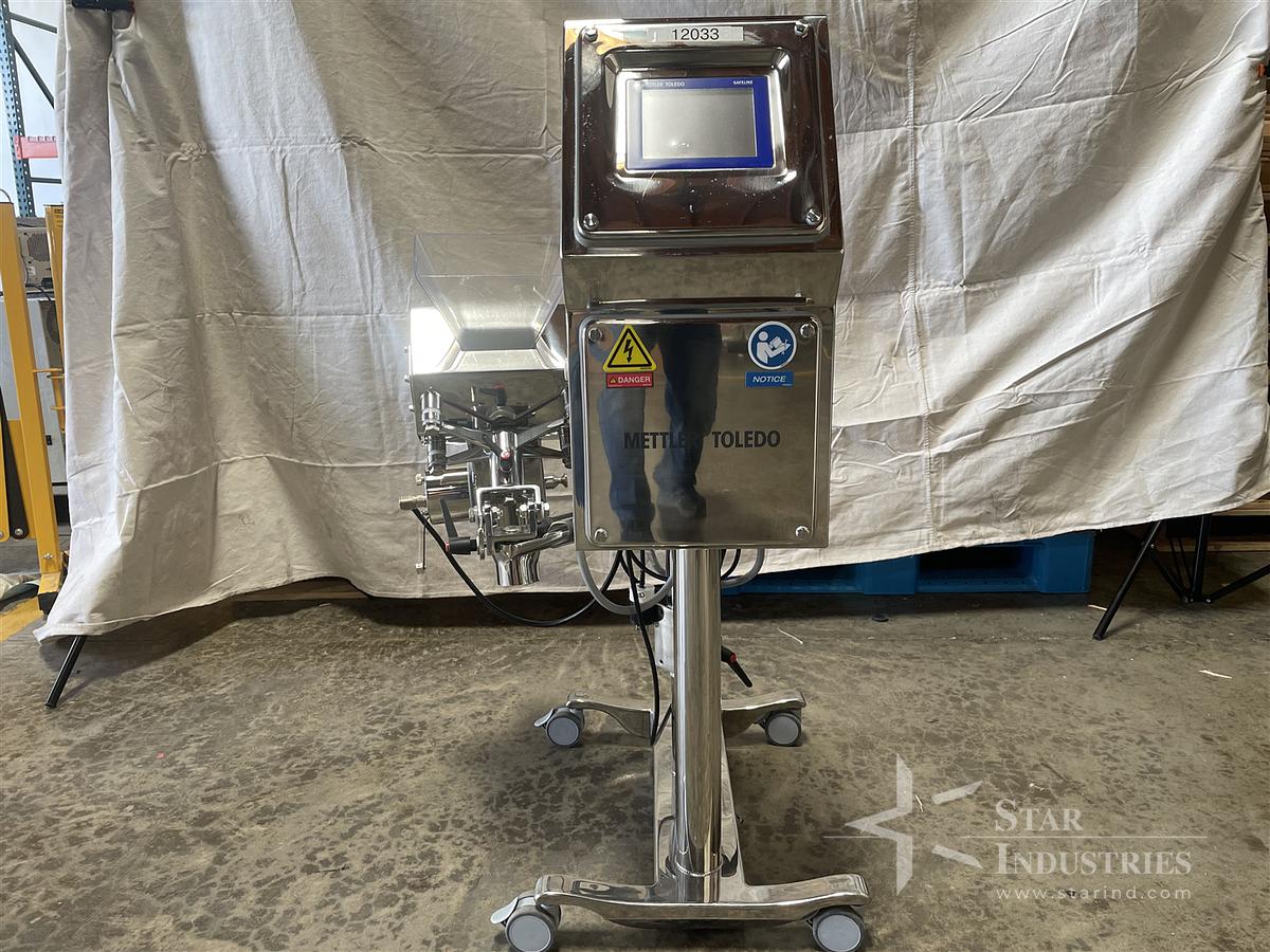 Used Mettler Toledo Safeline pour-thru Metal Detector