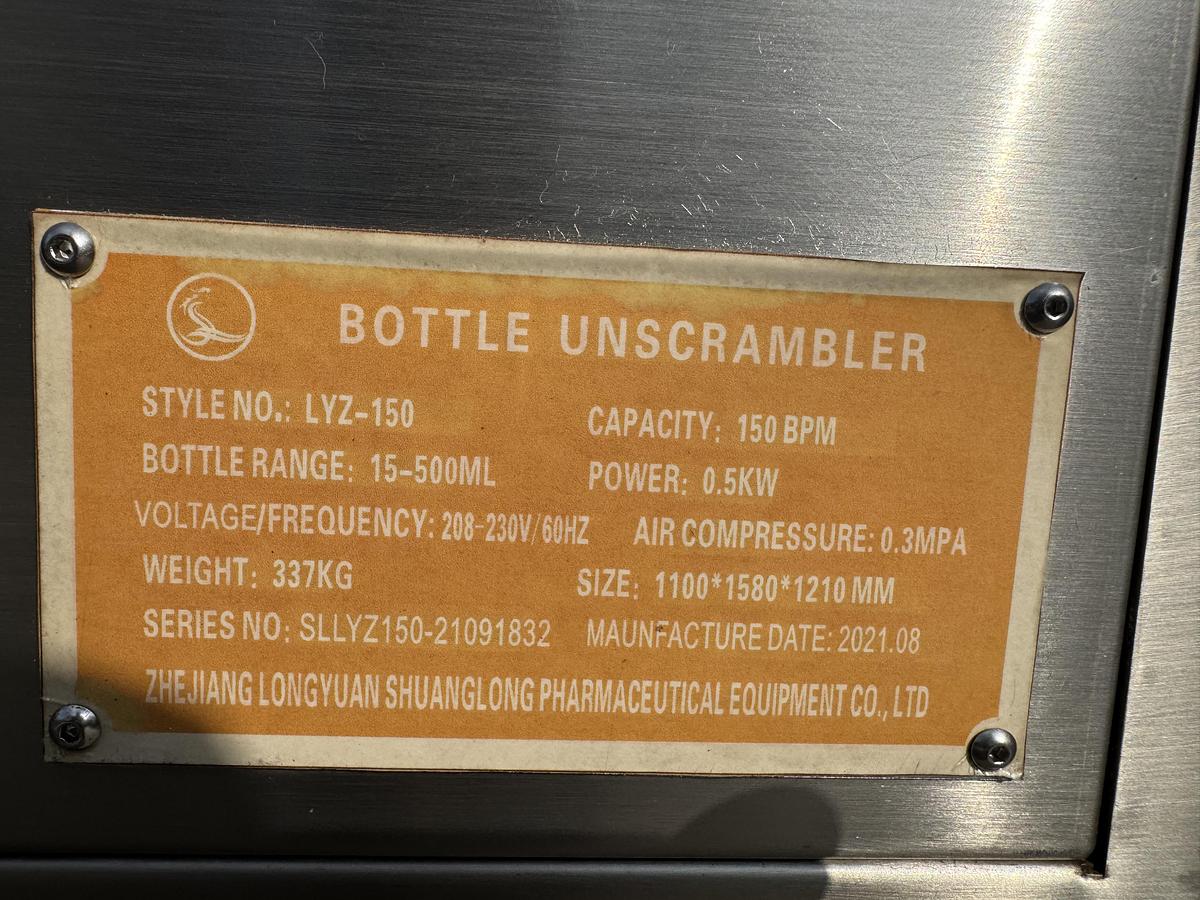 Used Longyuan Bottle Unscrambler