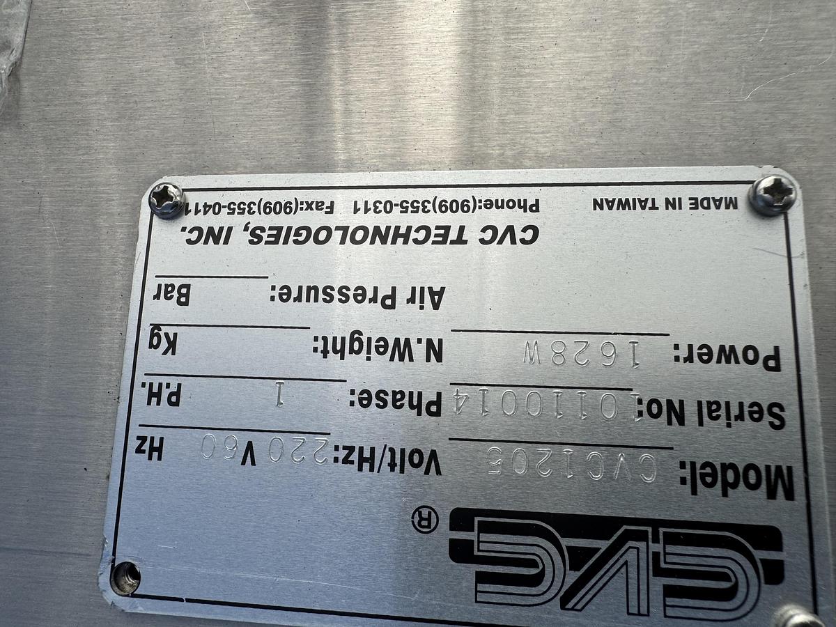 Used CVC 8-spindle Capper w/ Elevator & Conveyor