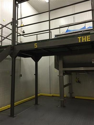 Used 400 Cu Ft Aaron Process Ribbon Blender, S/S, 75 Hp