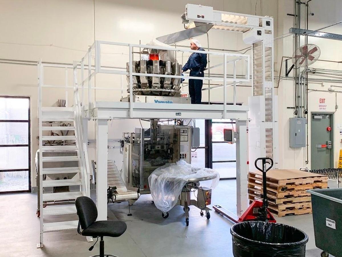 Used Rovema VPRS250 Vertical Form Fill & Seal System