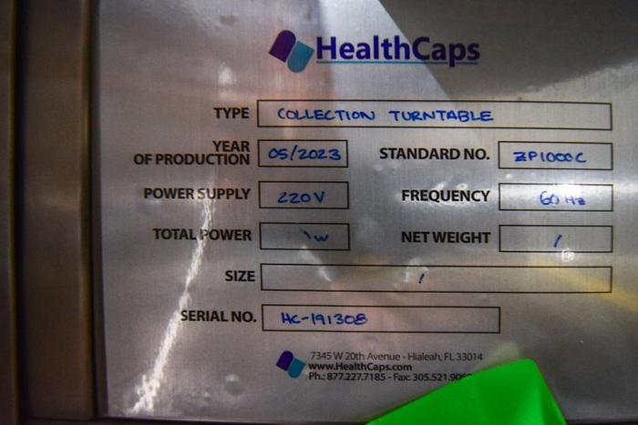 Used Healthcaps 40" Accumulating Table