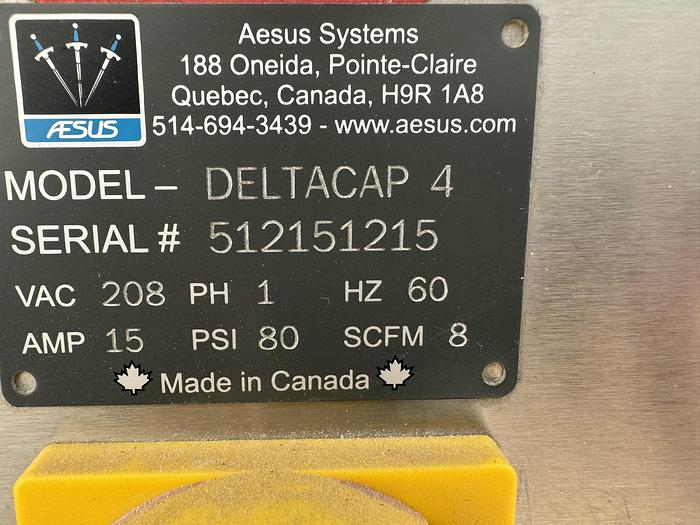 Used DeltaCap 4 Spindle Capper w/