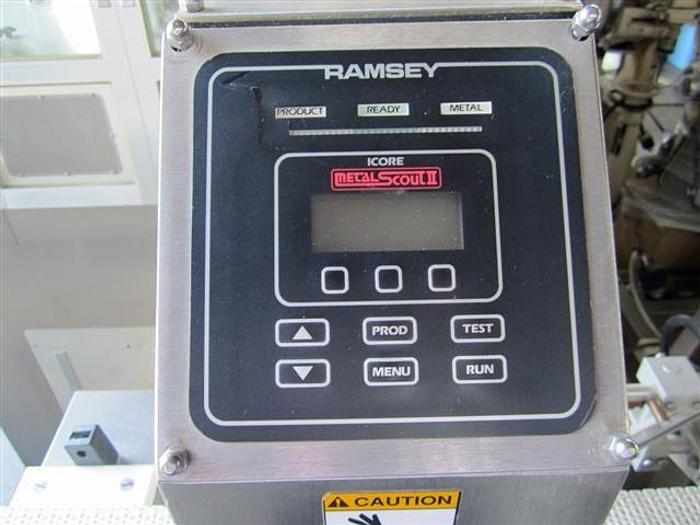 Used Ramsey Icore MetalScout II Checkweigher