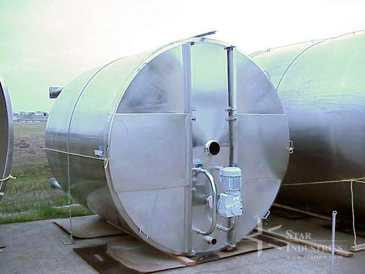 Used 10,000 liter S.S. Tank w/ 1.5 hp drive