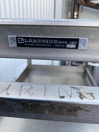 Used Lakeside SS Shelf Cart