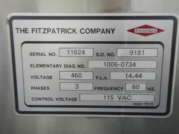 Used Fitzmill D6A Mill