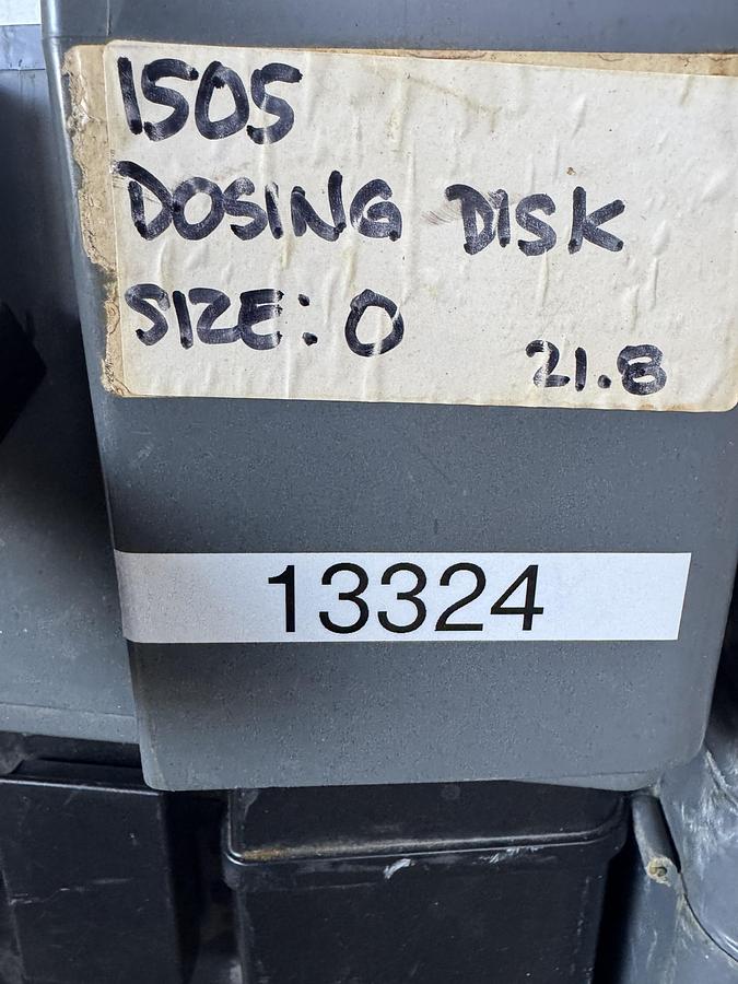 Used Bosch Dosing Discs 1505, Size 0, 21.8mm