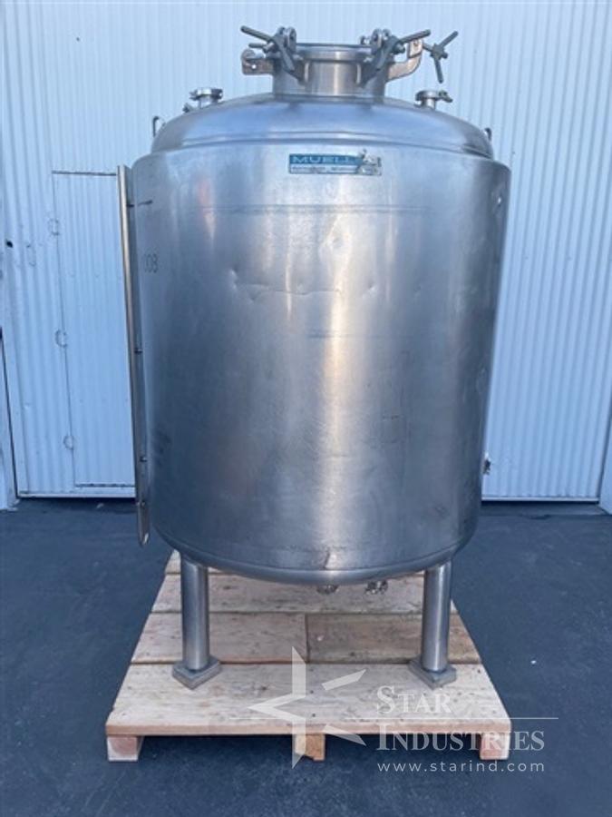 Used 850 liter Mueller S.S. Jacketed Tank