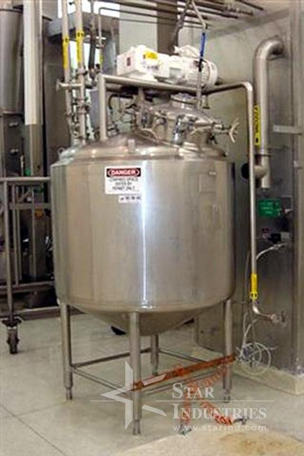 Used 300 gallon Stainless Fab. Double-motion Kettle