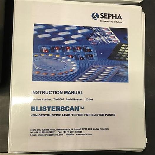 Used Sepha Blister Scan Leak Detector