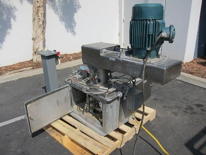 Used Bepex Schugi continuous mixer and agglomerator