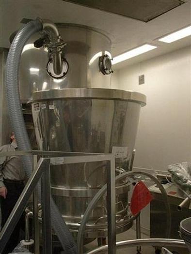 Used Niro/Aeromatic Model S-6 75-300 kg Fluid Bed Granulator