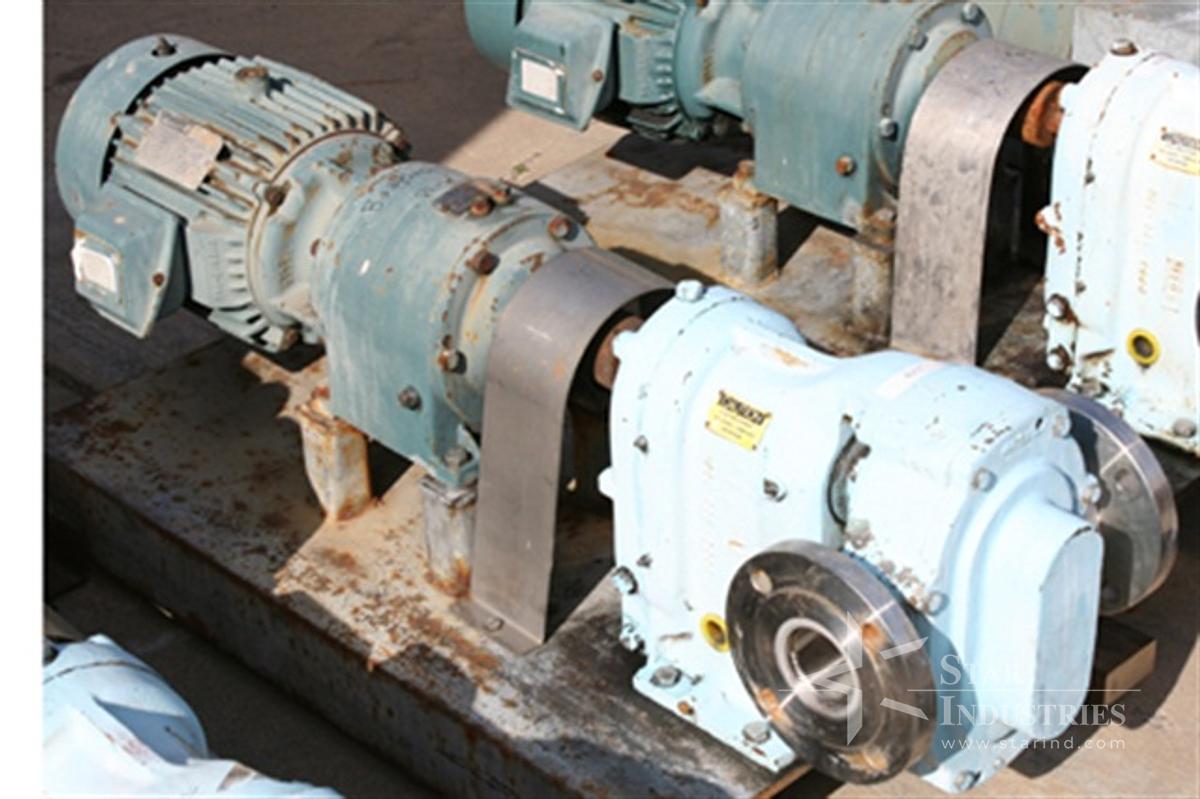 Used Waukesha Model 125T Pump, 7.5 h.p.