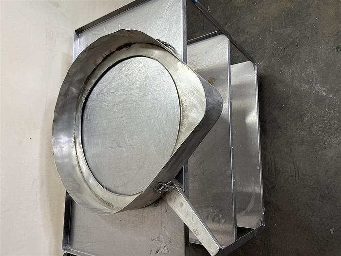 Used Metal Cover w/Hole