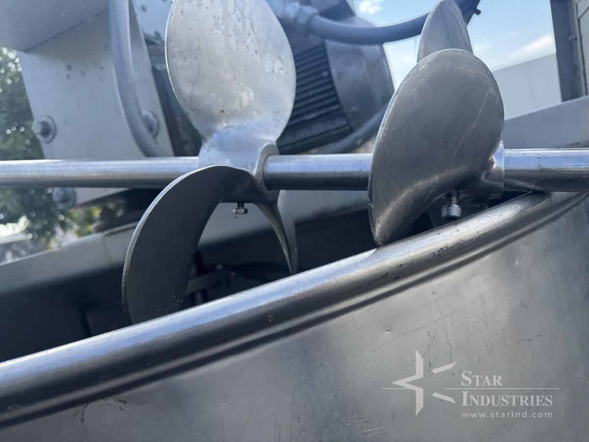 Used Kettle, 500-Gallon, Stainless Steel, Double Motion, Agitated, Lee 