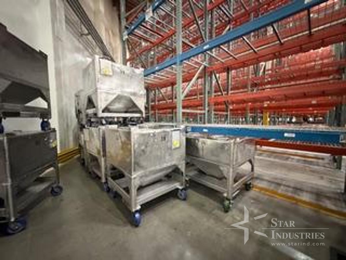 Used Bin Blender with 13/ 12 cubic ft & 8/20 cubic ft bins