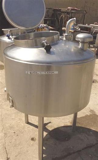 Used Walker 75 Gallon Stainless Steel Jacketed Tank