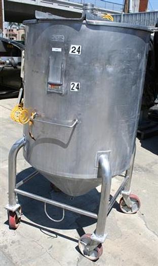 Used One used  approx 150 gallon s.s. Tank