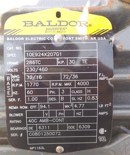 Used Waukesha 220U2C, 30 HP Pump Skid