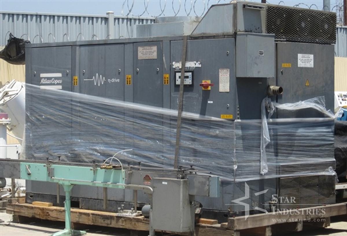 Used Atlas Copco 200 psi 196 hp Air Compressor
