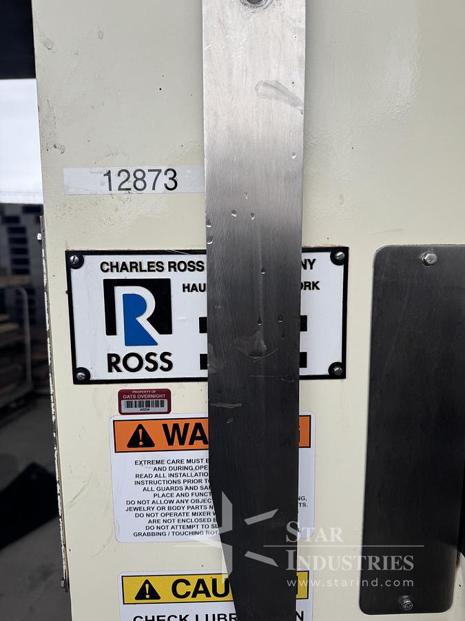 Used Ross 36 c.f. s.s. Ribbon Blender, Model RB42B-36