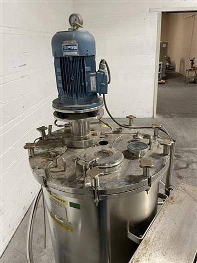 Used 52 gallon S.s. Packo Mix Tank w/ Agitator