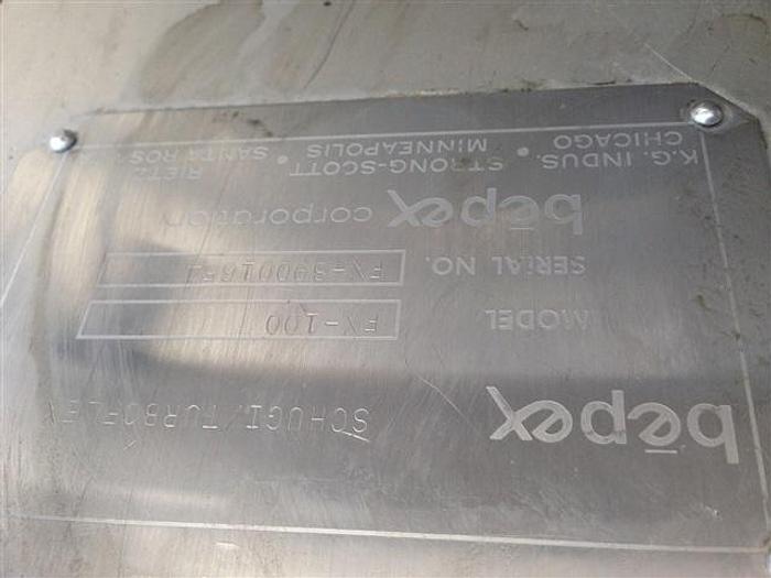 Used Schugi/Bepex FX-100 Agglomerator on Mezzanine