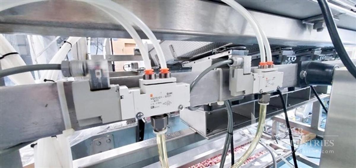 Used Ohlson Linear Gummy Packaging Line with Scale and Bottling System