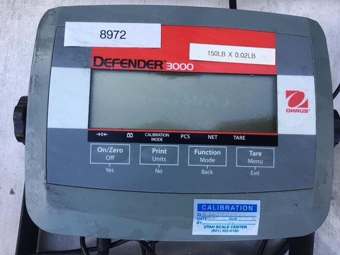 Used Ohaus Defender 3000 Scale