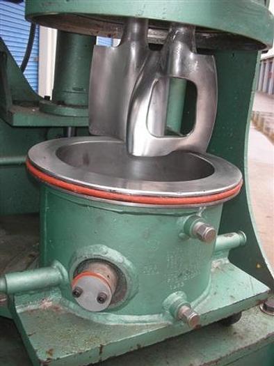 Used Baker Perkins 1 gallon jacketed Vacuum Mixer
