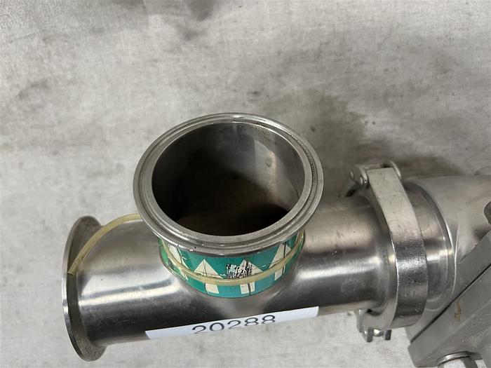 Used Stainless Steel Shut-Off Valve