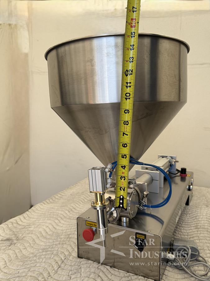 Used Pneumatic Horizontal Paste Filling Machine